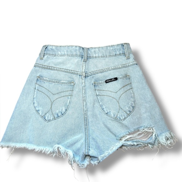 Rolla's Duster High Rise Slim Cut Off Shorts Sz 24 EUC - Picture 4 of 9